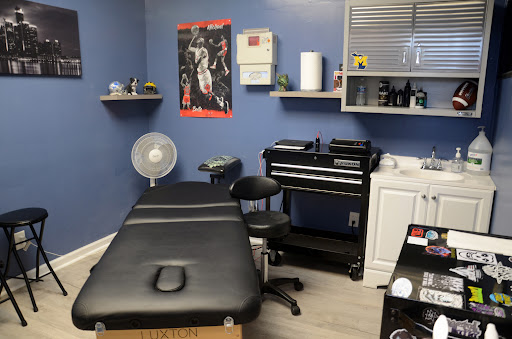 Explore violet tattoo ideas, creative tattoo ideas in Northport, available at Symbolic Ink