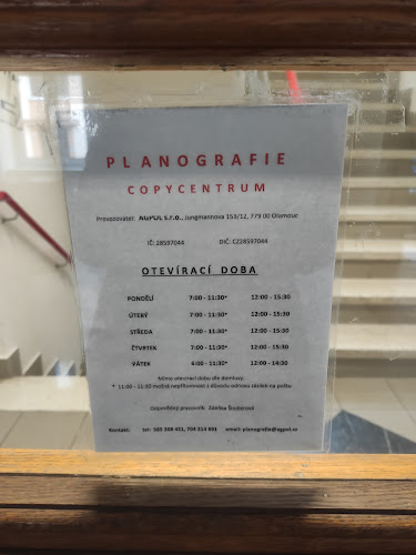 Recenze na Planografie (Copy centrum) v Olomouc - Kopírovací služba