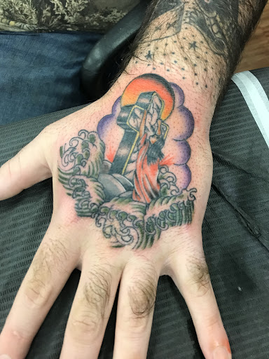 Explore tattoos ideas for chest, creative tattoo ideas in Lake Isabella, available at Sacred heart tattoo