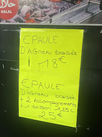 Restaurant spécialisé dans les ailes de poulet Mpb poulet braisé à Marseille (la carte)