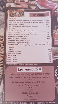 Menu du Relais du Grenier à Jambons à Rimont