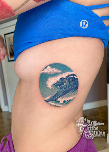 Explore nature tattoo ideas for men, creative tattoo ideas in North Arlington, available at Art In Motion Tattoo Studio