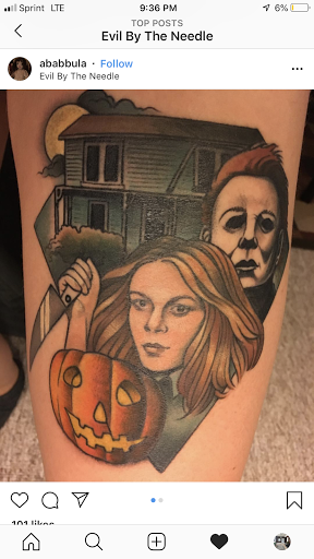 Explore couple ring tattoo ideas, creative tattoo ideas in Bloomington, available at Evil by the Needle Custom Tattoo and Piercing Studio