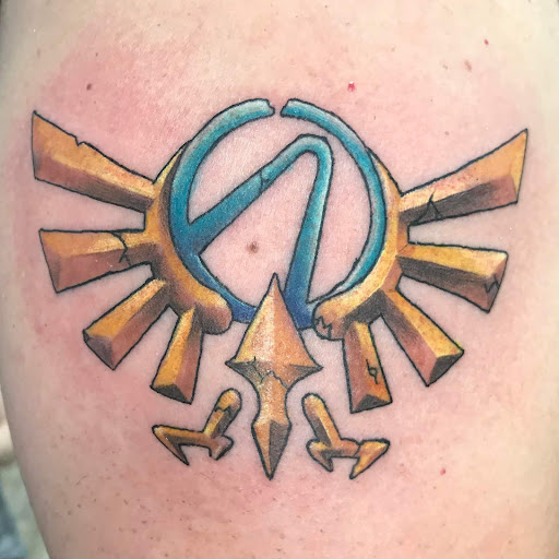 Explore his her matching tattoos ideas, creative tattoo ideas in Buford, available at Wild Tribe Tattoos and Piercings