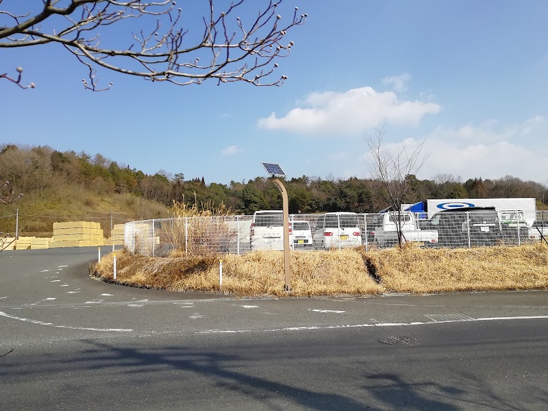 院庄林業㈱久米工場 トラック待機場所