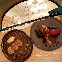 Restaurant gastronomique ARTISANE à Montpellier (le menu)