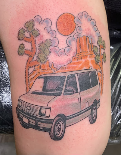 Explore tattoo ideas motorcycle, creative tattoo ideas in Yakima, available at Top Kat Tattoo