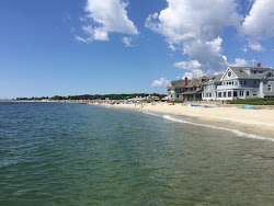 Foto van Ocean Beach met lange baai