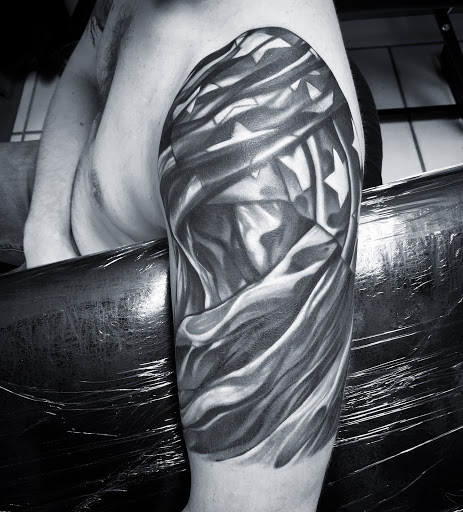 Tattoo Shop «Mine Shaft Tattoo & Piercing», reviews and photos, 8160 S Main St, Helen, GA 30545, USA