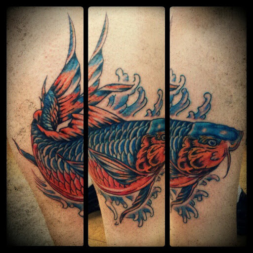 Explore mother son tattoo ideas, creative tattoo ideas in Hood River, available at Hood River Tattoo