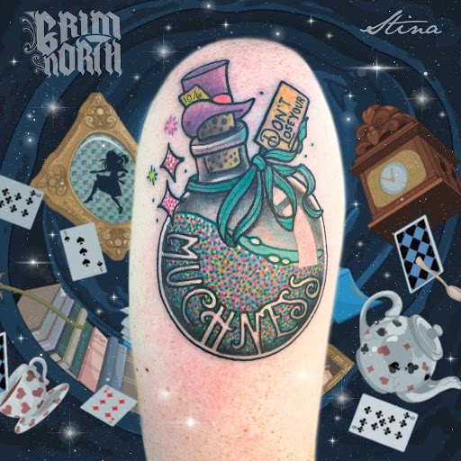 Explore amity affliction tattoo ideas, creative tattoo ideas in Portsmouth, available at Grim North Tattoo and Piercing