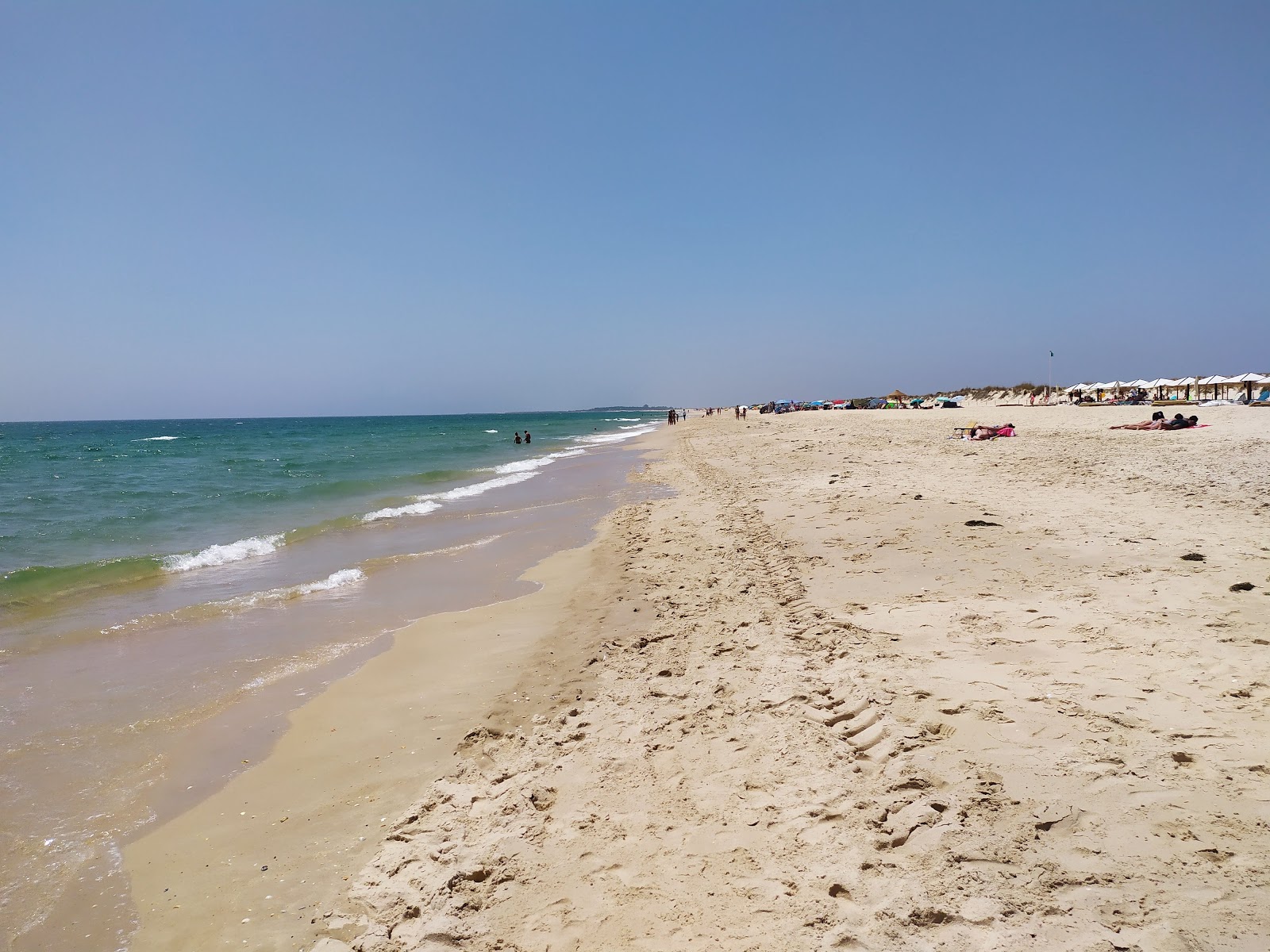 Foto di Praia de Cabana con una superficie del sabbia fine e luminosa