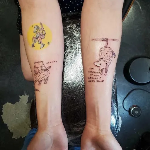 Explore mens tattoo sleeve ideas, creative tattoo ideas in San Diego, available at Yokai House