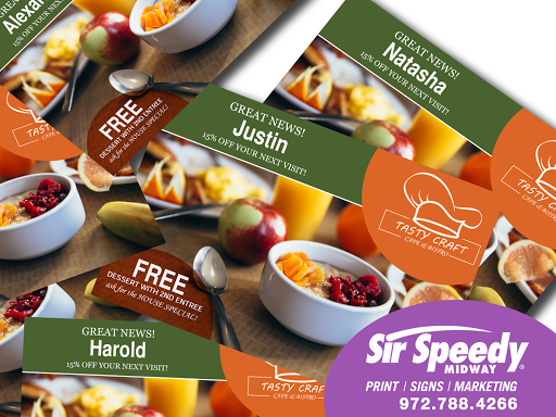 Commercial Printer «Sir Speedy Midway», reviews and photos, 2001 Midway Rd #128, Carrollton, TX 75006, USA