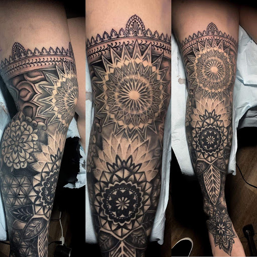 Explore brother's keeper tattoo ideas, creative tattoo ideas in North Berwick, available at Skull and Snake Tattoo Studio Art Gallery