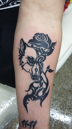 Explore patch tattoo ideas, creative tattoo ideas in Rockford, available at House Of Pain Tattoo co.