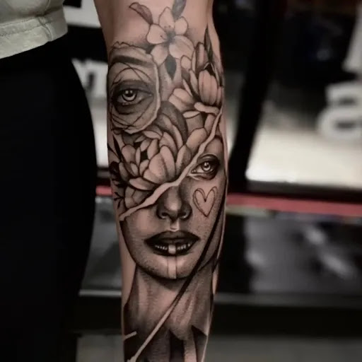 Explore women's collarbone tattoo ideas, creative tattoo ideas in Ambler, available at Tattoo GalaxyAmbler Piercing & Custom Tattoos