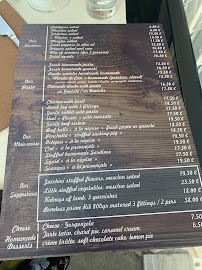 Restaurant Le Tchitchou à Nice (le menu)