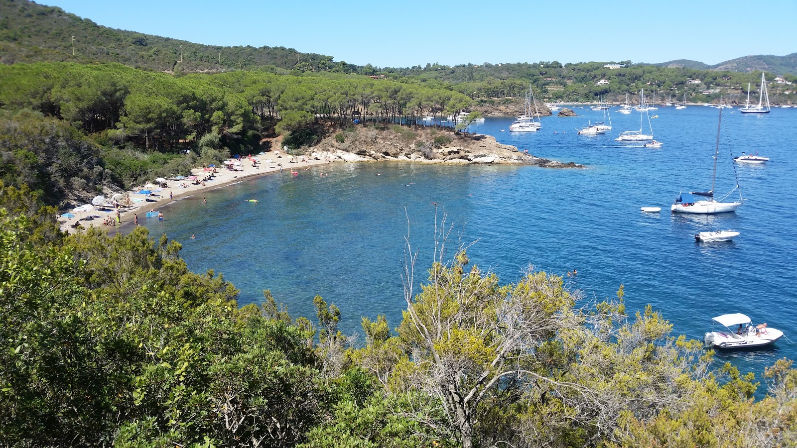 Photo of Istia beach with turquoise pure water surface