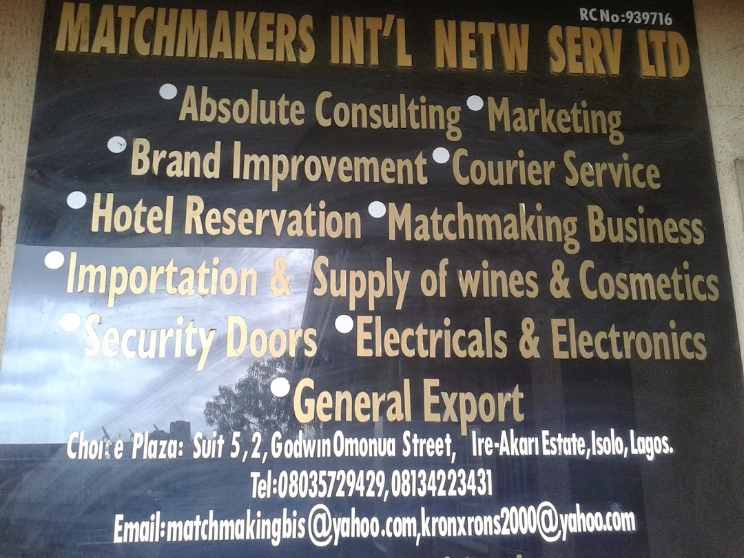 Matchmakers International Networking Service Limited