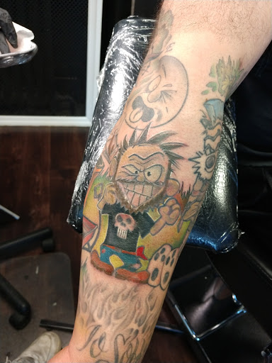 Explore small thigh tattoo ideas, creative tattoo ideas in Mchenry, available at Art and Soul Tattoo Company
