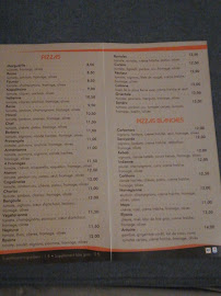 Carte du Speedy Pizza à Cogolin