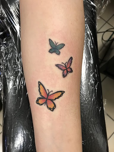 Explore leatherface tattoo ideas, creative tattoo ideas in Albuquerque, available at Albuquerque Ink tattoo College Plaza