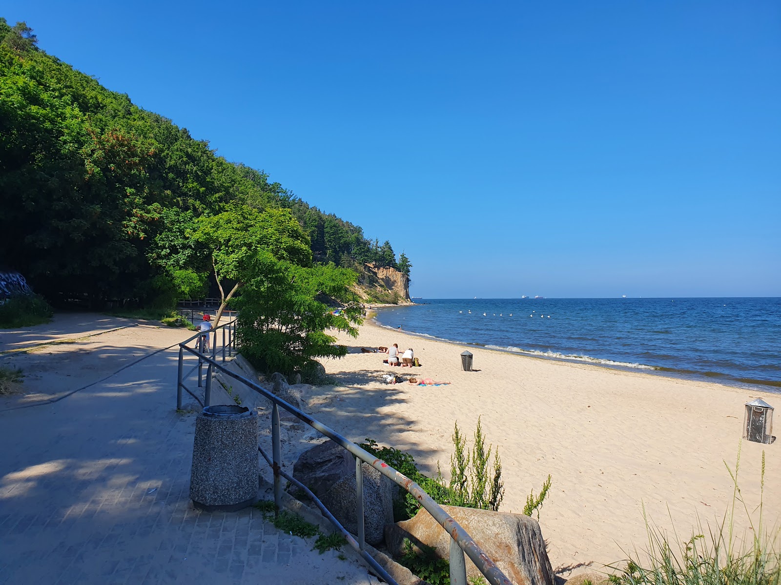 Photo of Gdynia-Orlow beach with bright sand surface