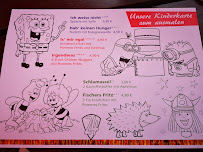 Menu du BURGER'Z à Hausen bei Würzburg