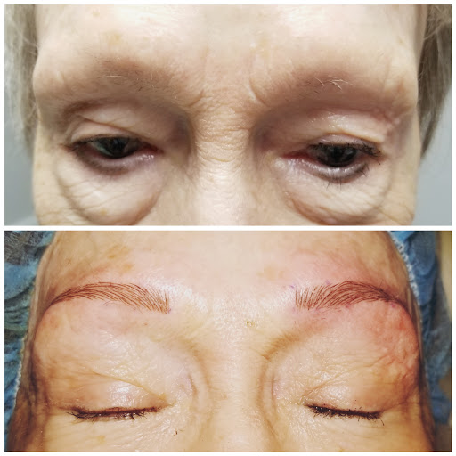 Explore knee tattoo ideas female, creative tattoo ideas in Peoria Heights, available at BeautiFULL Brows By Jen Microblading - Permanent Makeup Wild Honey Beauty Studio