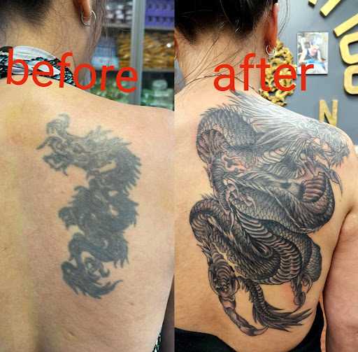 Explore 444 tattoo ideas, creative tattoo ideas in Seattle, available at Dragon Tattoo