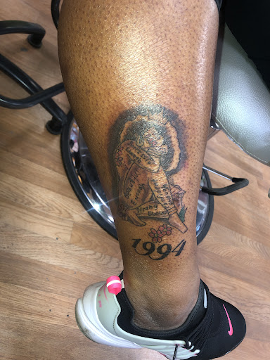 Explore dark hand tattoo ideas, creative tattoo ideas in Chicago, available at Stencils Art Tattoos