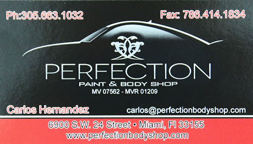 Auto Body Shop «Perfection Paint & Body Shop», reviews and photos, 6900 Coral Way, Miami, FL 33155, USA