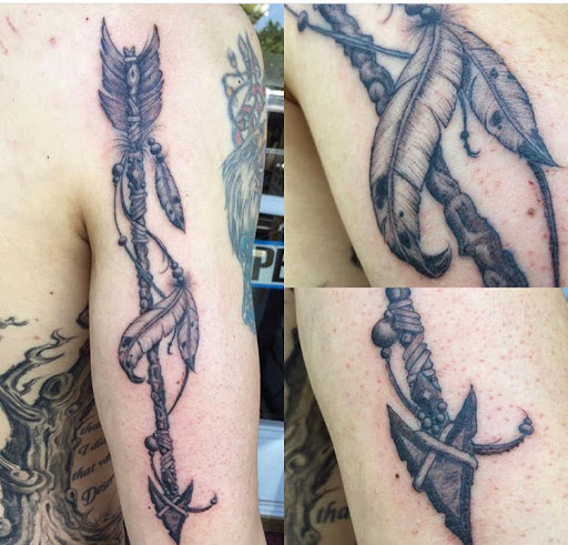 Explore gastric sleeve tattoo ideas, creative tattoo ideas in Glen Head, available at Twin Moon Creations