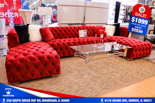 Furniture Store «ROYAL FURNITURE», reviews and photos, 339 S Green Bay Rd, Waukegan, IL 60085, USA