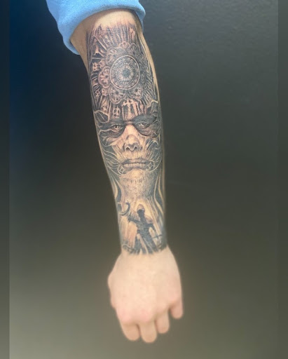 Explore chest tattoo ideas for females, creative tattoo ideas in Bethlehem, available at Valley Of Shadows