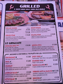 America Graffiti à Bagnolo San Vito menu