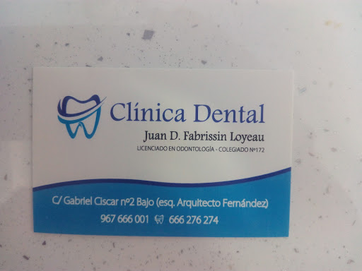 Información y opiniones sobre Clínica Dental Dr. Juan Daniel Fabrissín Loyeau de Albacete