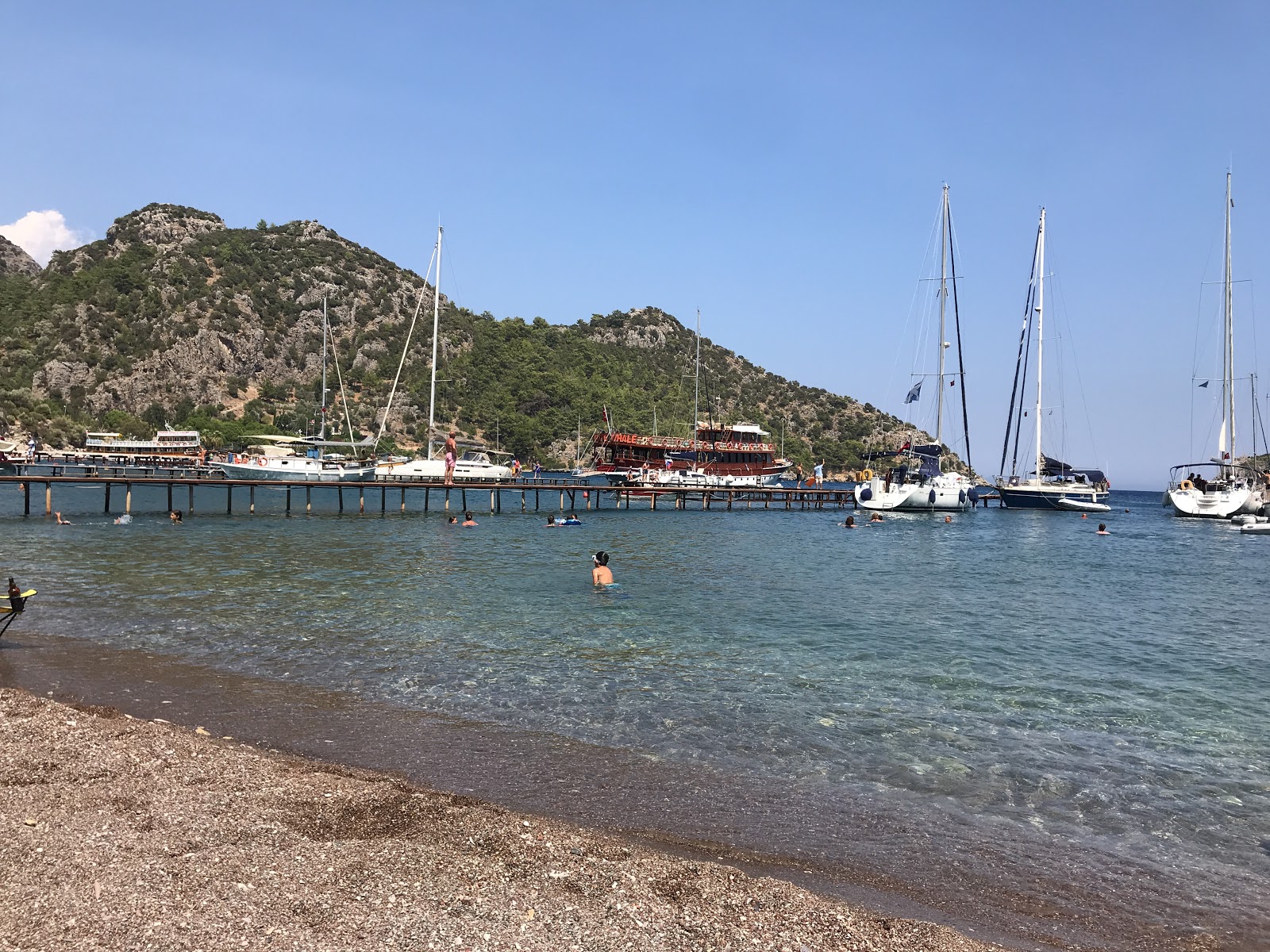 Fotografija Ciftlik beach z turkizna čista voda površino