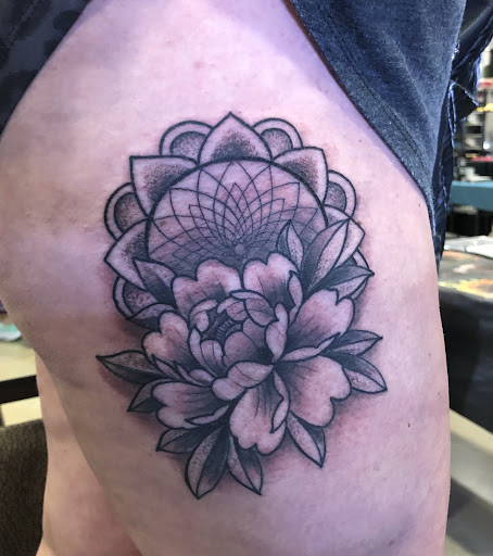 Explore tattoo ideas on ribs for guys, creative tattoo ideas in Forney, available at Royal Circle Tattoo studio