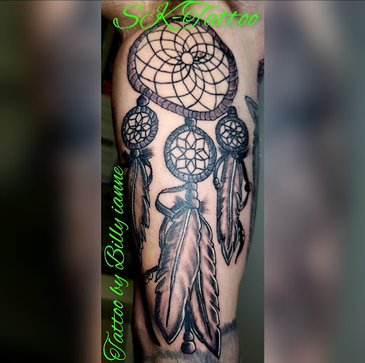 Explore beauty and beast tattoo ideas, creative tattoo ideas in Meridian, available at SK-Tattoo1