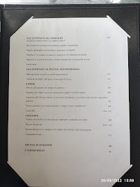 Hotel Il Gabbiano à Bacoli menu