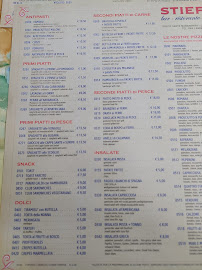 Ristorante Pizzeria Stiefel psm à Porto Santa Margherita menu