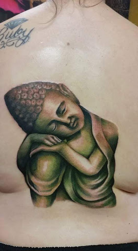 Explore hairline tattoo ideas male, creative tattoo ideas in San Antonio, available at Firme Copias Tattoo Studio