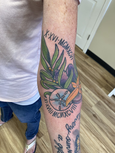 Explore tattoo ideas for guys calf, creative tattoo ideas in Franklin, available at Golden Reaper Tattoo