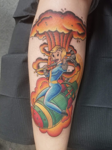 Explore trippy tattoo ideas, creative tattoo ideas in Saint Paul, available at Black Coffin Tattoo