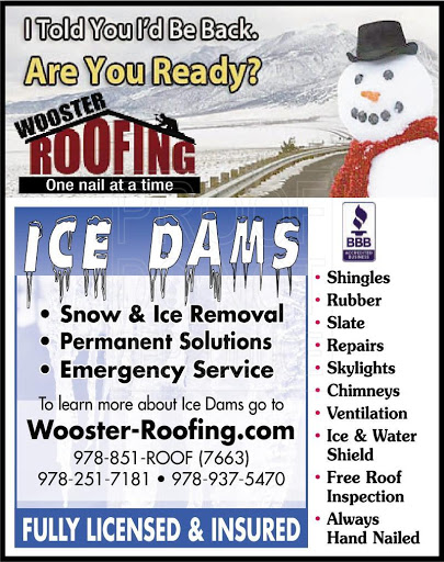 Roofing Contractor «Wooster Roofing - MA», reviews and photos, 525 Woburn St #4, Tewksbury, MA 01876, USA