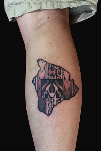 Explore family leg tattoo ideas, creative tattoo ideas in Lahaina, available at Sweet Trade Tattoo