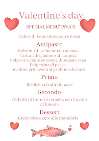 Restaurant de fruits de mer Piva’s Restaurant à Caltagirone - menu / carte
