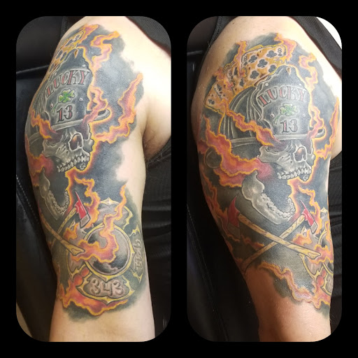 Explore ufc tattoo ideas, creative tattoo ideas in Dallas, available at Black Anchor Studios